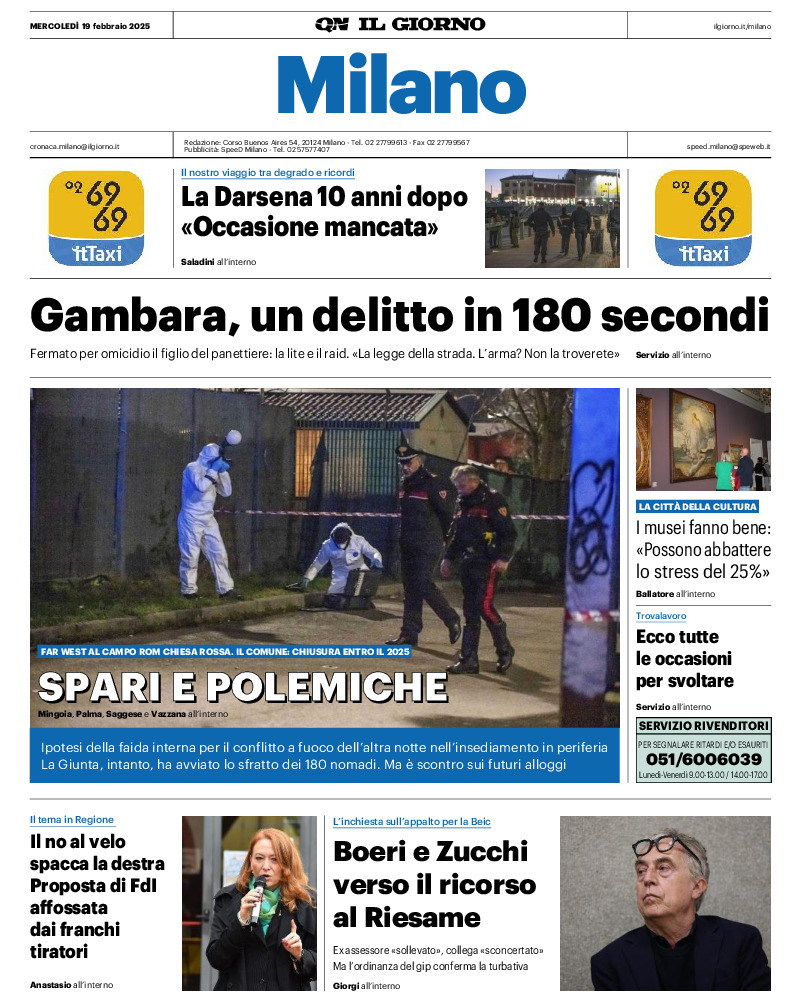 Prima-pagina-il giorno-edizione-di-oggi-20250219